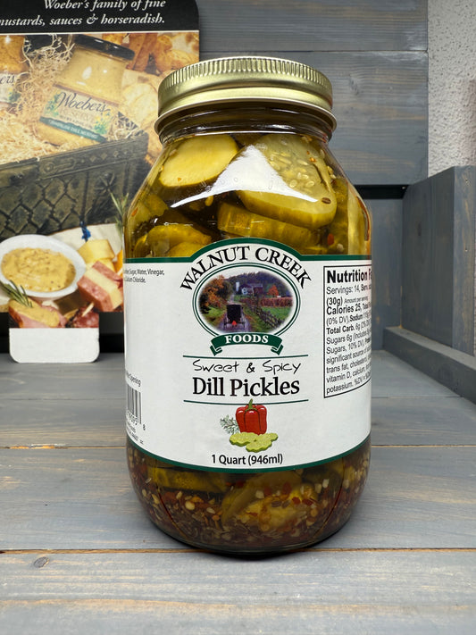 Walnut Creek Sweet and Spicy Dill Pickles