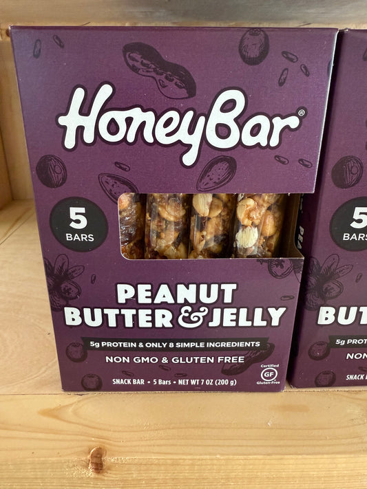 Peanut Butter & Jelly Honey Bar