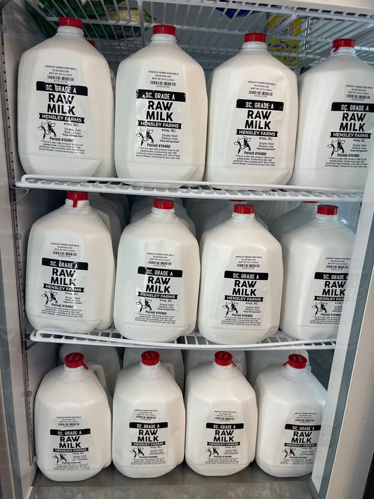 Hensley Farms Raw Milk, Gallon