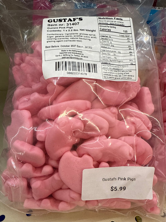 Gummi Pink Pigs