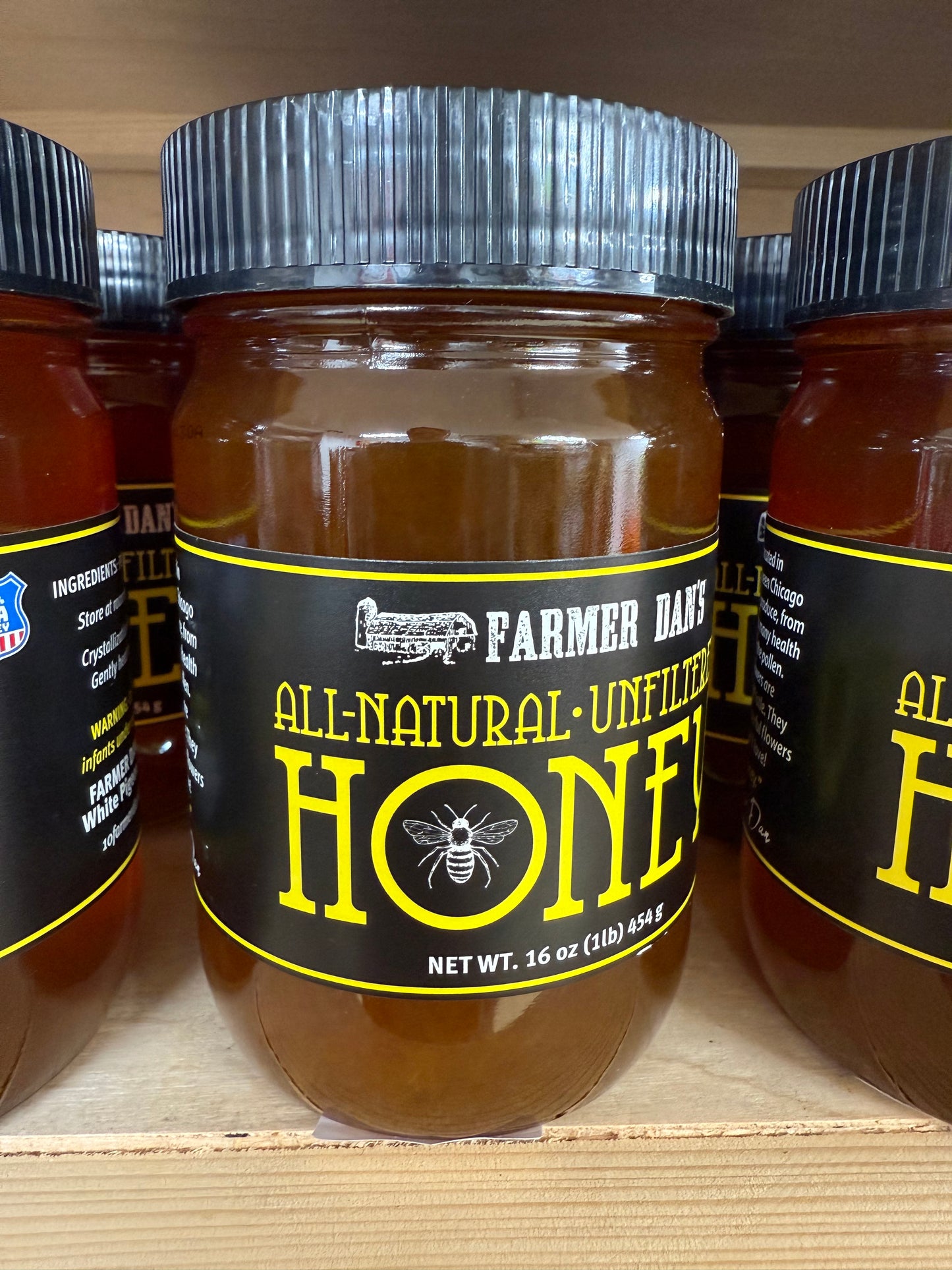 Farmer Dan's All Natural Unfiltered Honey