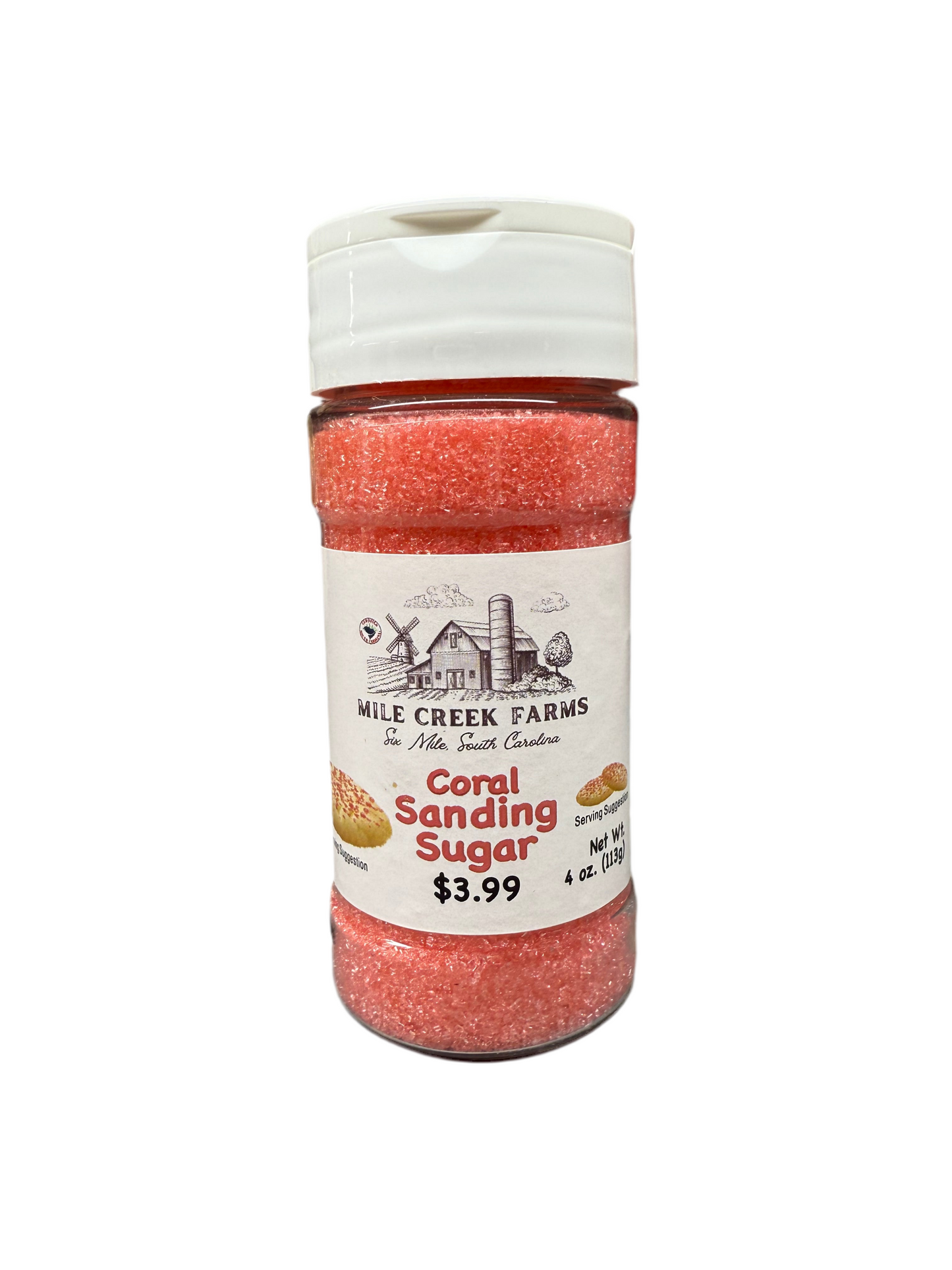 Coral Sanding Sugar