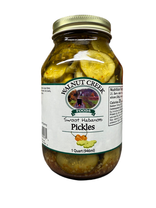 Walnut Creek Sweet Habenero Pickles