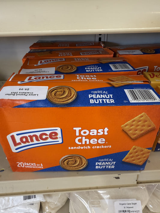 Lance Cheese Peanut Butter Cracker