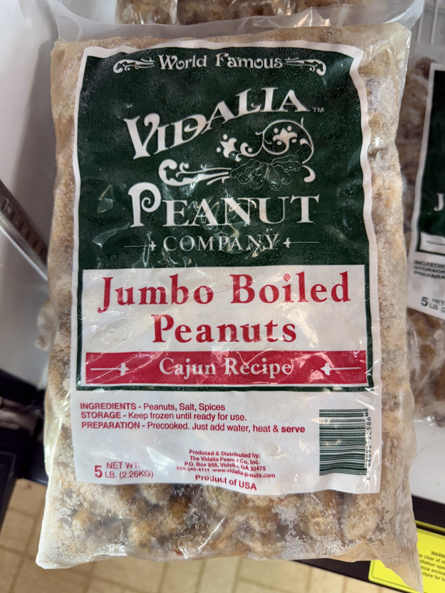 Frozen Jumbo Boiled Peanuts